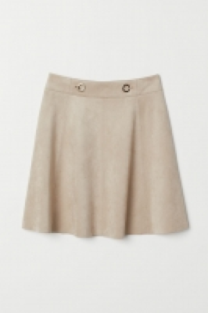  Short imitation suede skirt £9.00