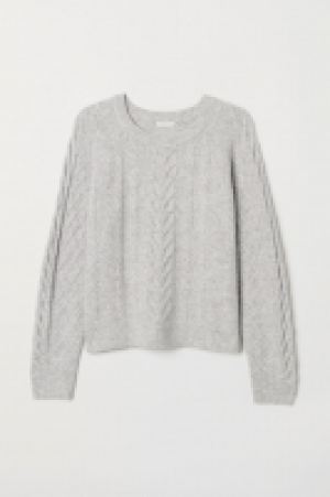  Cable-knit jumper £7.00