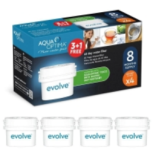 Aqua Optima Evolve 60 Day Water Filter 4 Pack (3+1 FREE) £8.99