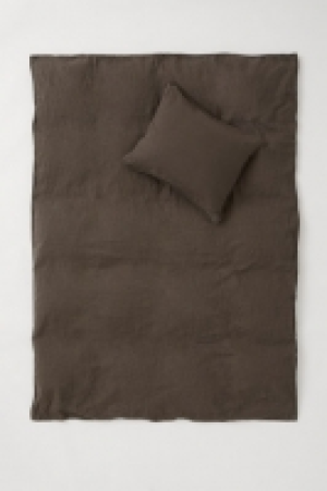  Washed linen duvet cover set £30.00