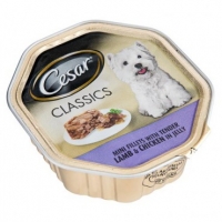 Poundland  Cesar Lamb & Chicken Tray Dog Food 150g