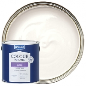 Wickes Colour @ Home Quick Dry Satin Paint - Pure Brilliant  &pound;17.00