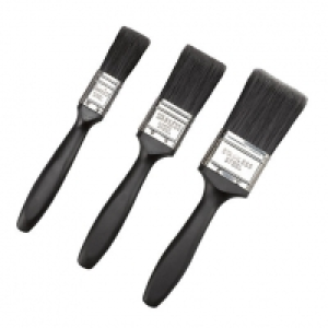Wickes All Purpose Mixed Size Paint Brushes - Pack of 3 &pound;8.00