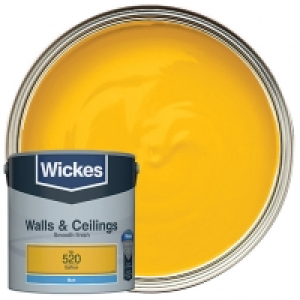 Wickes Saffron - No. 520 Vinyl Matt Emulsion Paint - 2.5L £12.00