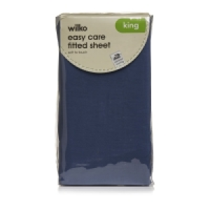 Wilko Denim Blue King Size Fitted Sheet £6.00