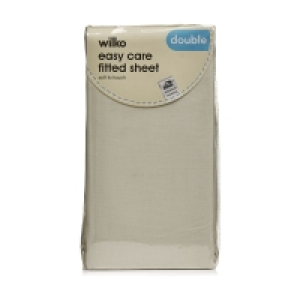 Wilko Easy Care Cream Double Fitted Sheet £5.25