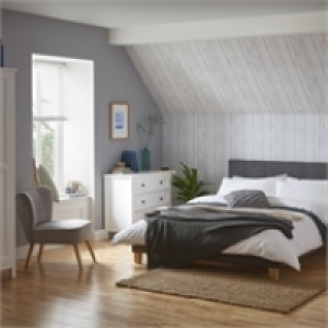 Eton Double Bed Frame - Grey