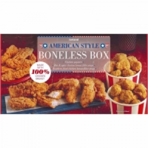 Iceland American Style Boneless Box 500g £3.00