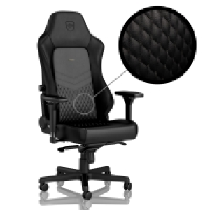 Overclockers Noblechairs noblechairs HERO Real Leather Gaming Chair - Black