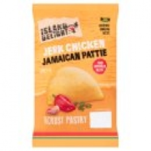 Island Delight Jerk Chicken Jamaican Pattie Shortcrust Pastry