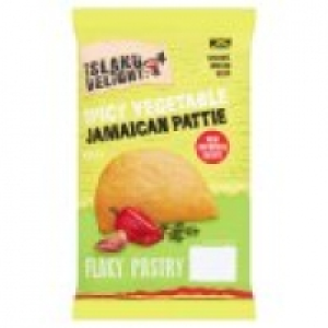 Island Delight Spicy Vegetable Jamaican Pattie Flaky Pastry