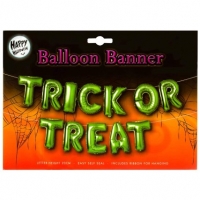 BMStores  Halloween Balloon Banner - Trick or Treat