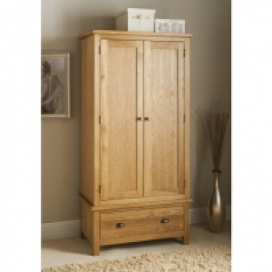 Wiltshire Oak Double Wardrobe