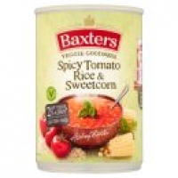 Asda Baxters Vegetarian Spicy Tomato & Rice with Sweetcorn Soup
