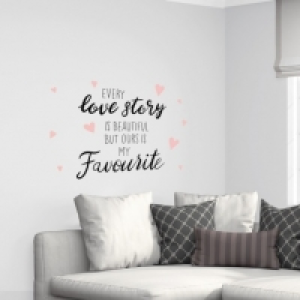 Quotes Wall Sticker - Love Story