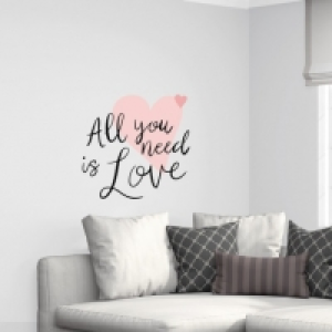 Quotes Wall Sticker - All You Need is Love