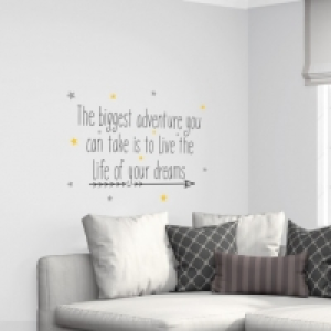 Quotes Wall Sticker - Biggest Adventure