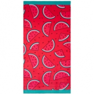 Printed Beach Towel 75 x 150cm - Watermelon