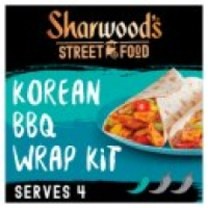 Offer Asda Sharwoods Street Food Korean BBQ Wrap Kit Asda