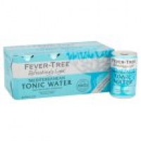 Asda Fever Tree Refreshingly Light Mediterranean Tonic Water Cans