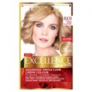 Asda Loreal Excellence Creme 8.01 Natural Medium Baby Blonde Permanent H