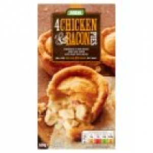 4 Chicken & Bacon Pies £2.11