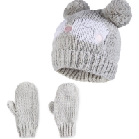 Aldi  Childrens Owl Hat/Gloves