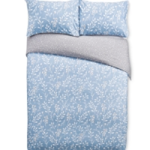 King Blue Floral Duvet Set