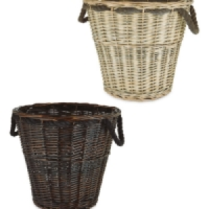 Aldi  Round Log Basket