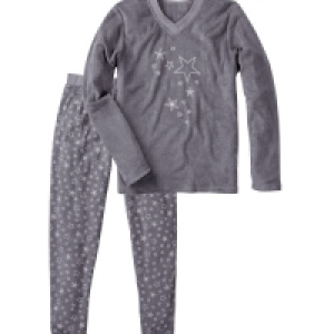 Aldi  Ladies Grey Terry Pyjamas