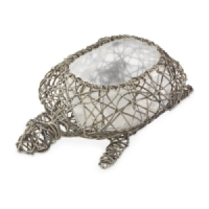 Rattan Effect Slate Tortoise Planter