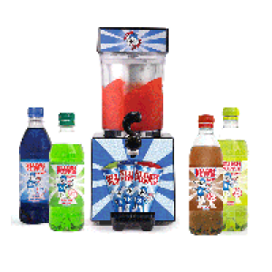 RobertDyas  Slush Puppie with Four Syrups - Blue Raspberry, Green Apple,