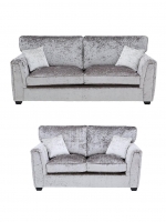 LittleWoods  Glitz Fabric Standard Back 3 Seater + 2 Seater Sofa Set (Buy