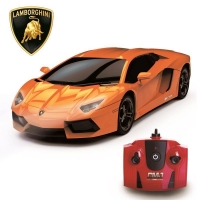 QDStores  Lamborghini Aventador LP 700-4 Orange 2.4Ghz 124 Scale R/C C