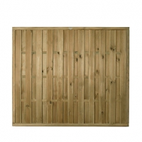 Wickes  Forest Garden Pressure Treated Vertical Hit & Miss Fence Pan