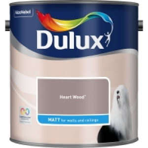 Dulux Matt Emulsion Paint Heart Wood 2.5L £10.00