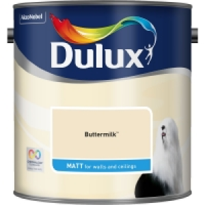 Dulux Buttermilk Matt Emulsion Paint 2.5L £10.00