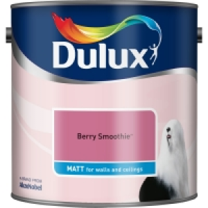 Dulux Matt Emulsion Paint Berry Smoothie 2.5L £10.00