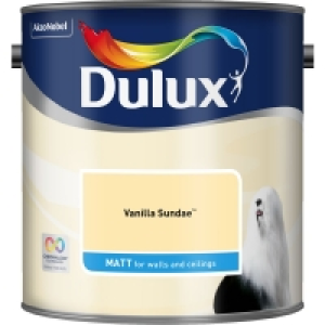 Dulux Matt Emulsion Paint Vanilla Sundae 2.5L £10.00