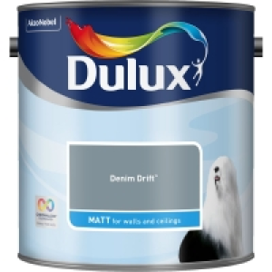 Dulux Matt Emulsion Paint Denim Drift 2.5L £10.00