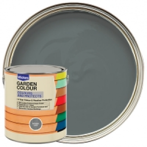 Wickes Garden Colour Matt Wood Treatment - Natural Slate 2.5 £14.00
