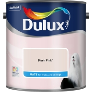 Dulux Matt Emulsion Paint Blush Pink 2.5L £10.00