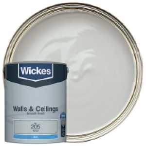 Wickes Nickel - No. 205 Vinyl Matt Emulsion Paint - 5L £17.00