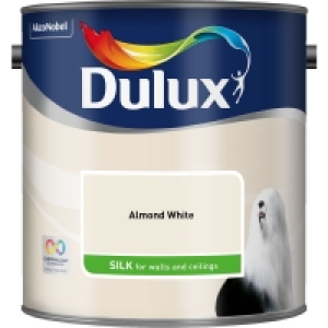 Dulux Almond White Silk Emulsion Paint 2.5L £10.00