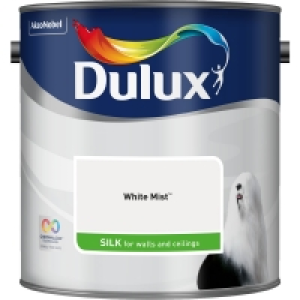 Dulux White Mist Silk Emulsion Paint 2.5L £10.00
