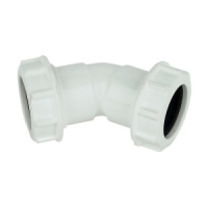FloPlast WC18 Unicom Compression Waste 135 Deg Bend - 32mm £1.89