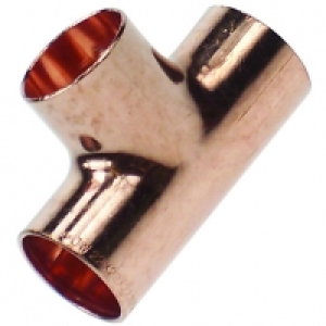 Wickes End Feed Equal Tee - 22mm Pack of 2 &pound;4.80