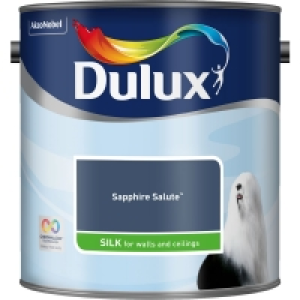 Dulux Silk Emulsion Paint Sapphire Salute 2.5L £10.00