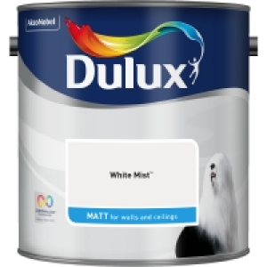 Dulux White Mist Matt Emulsion Paint 2.5L £10.00