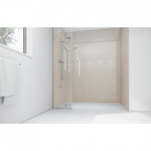 Mermaid Latte Acrylic 2 Sided Shower Panel Kit 900mm x 900mm £861.00